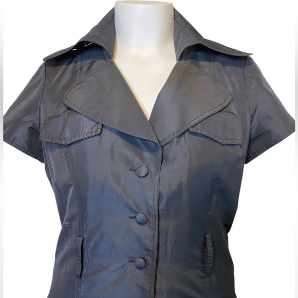 Teri Jon Black High Collar Fit & Flare Women’s Size 12 - Picture 4 of 12